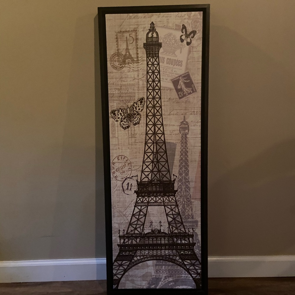 Eiffel tower canvas